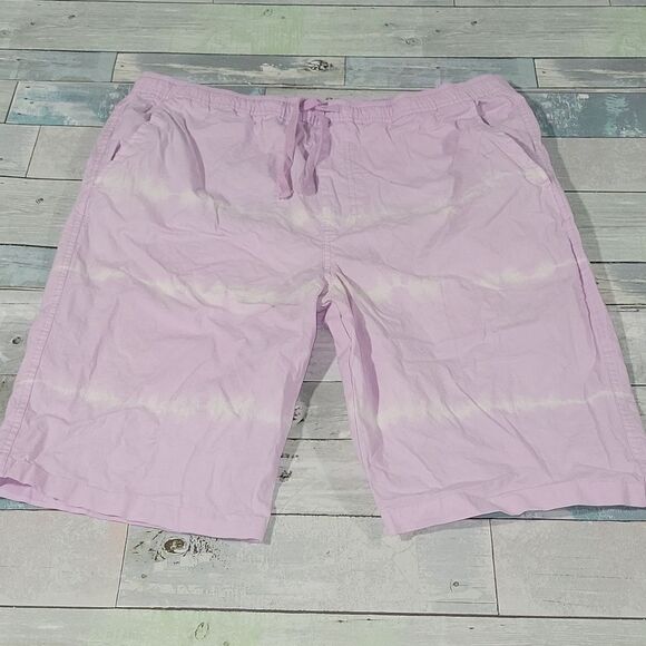 Purple & White Brooklyn Cloth Shorts size X-Large - Picture 1 of 4